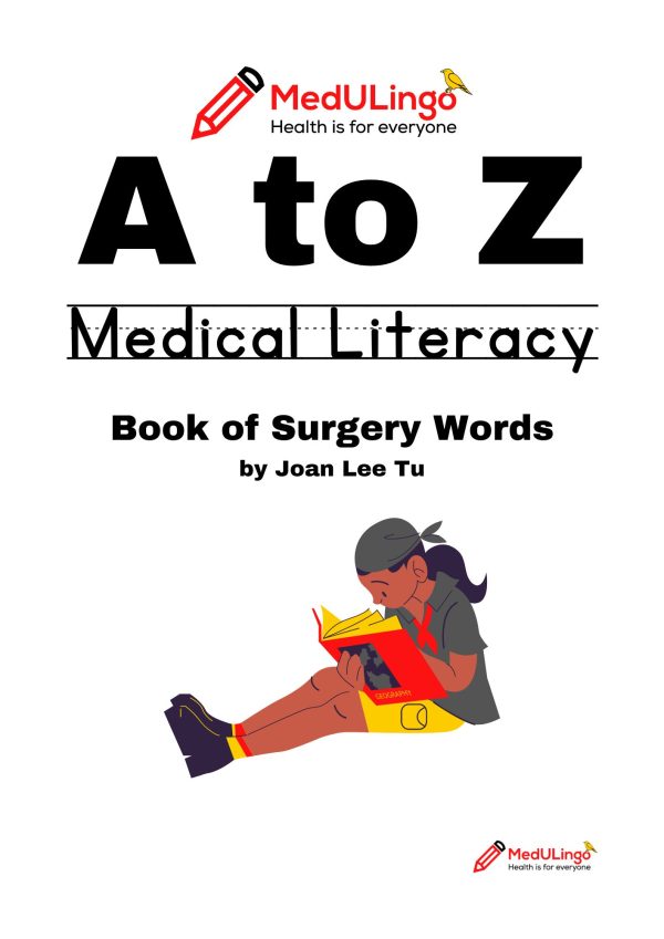 A-to-Z Medical Literacy Surgery Words Cover