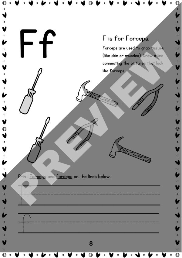 Surgery F Activity Sheet